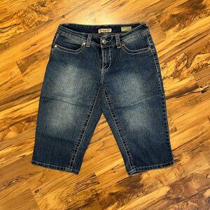 Womens Nine West Vintage American Collection Bermuda Shorts Jeans Size 6 Size 28